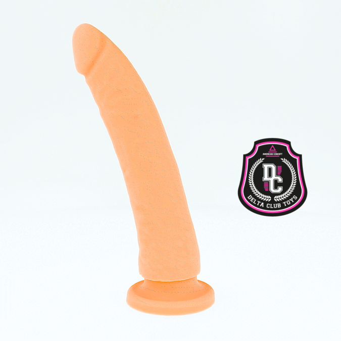 Toys natural medical silicone dildo 23 cm -o- 4.5 cm