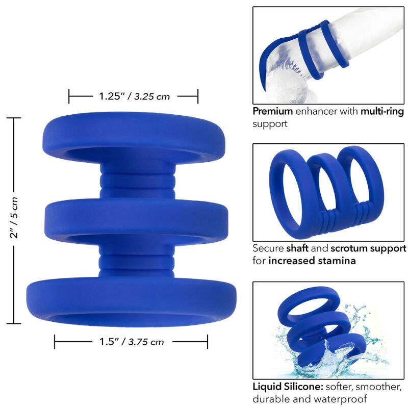 CALEXOTICS - ADMIRAL CAGE TRIPLE BLUE