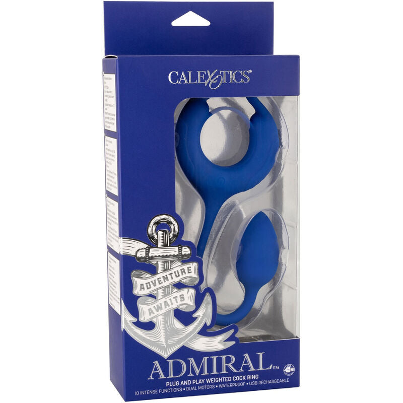 Admiral Blue Weighted Cock Ring