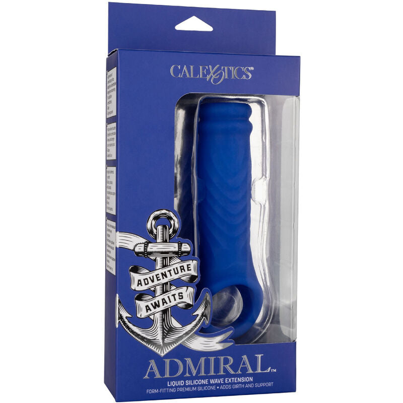 Admiral Penis Cover Wave Liquid Silicone Blue