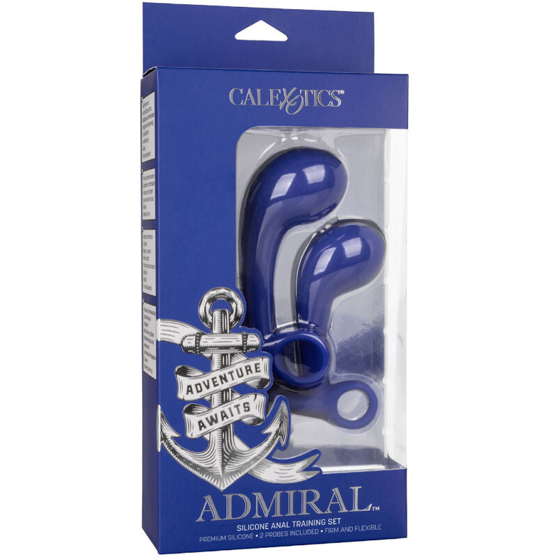 Admiral set 2 blue anal plugs