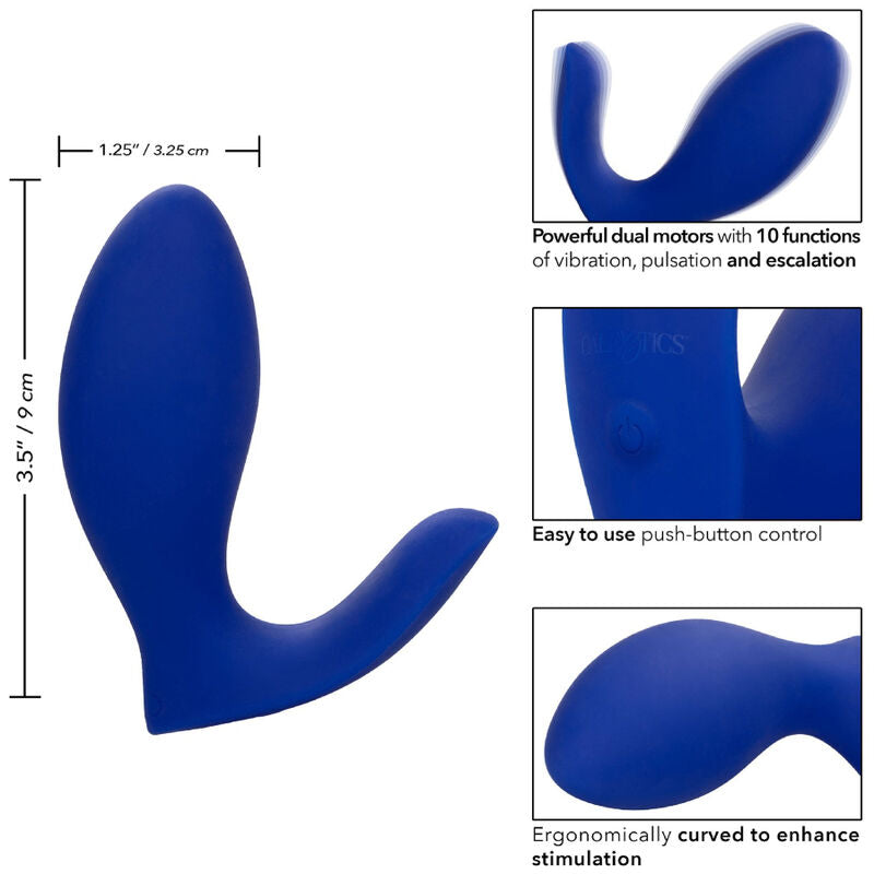 Admiral Blue Rimming Prostate Stimulator and Vibrator