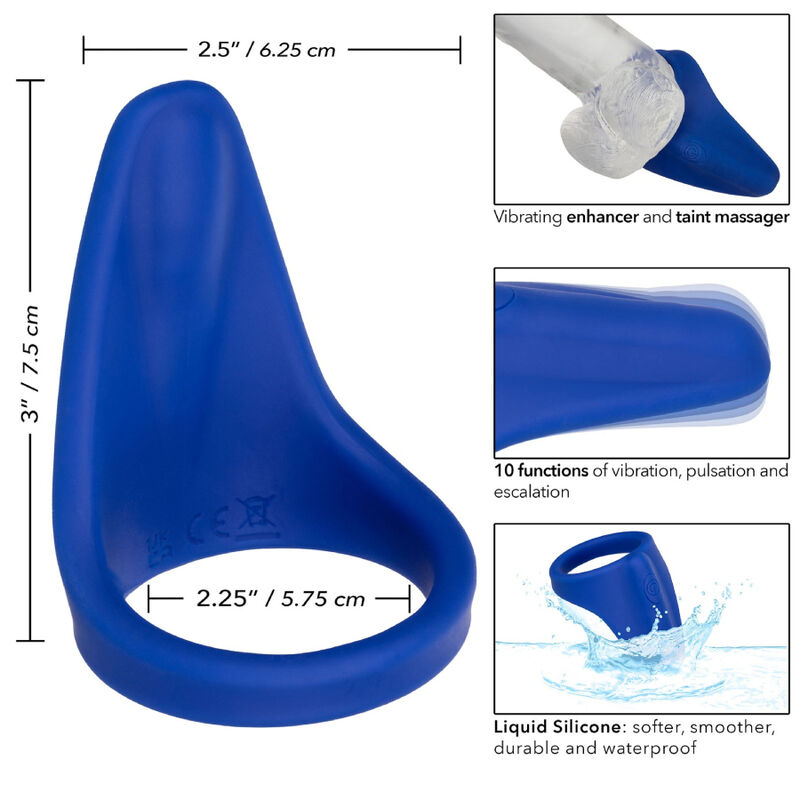 Admiral blue perineum massager