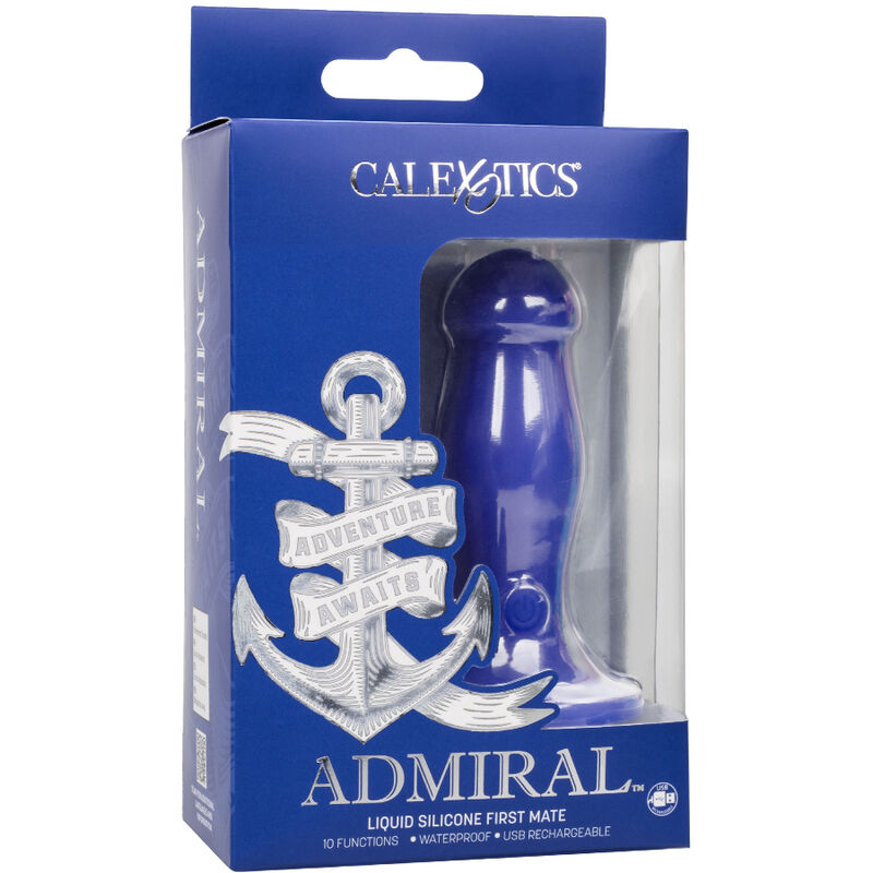 Admiral anal vibrator plug first mate blue