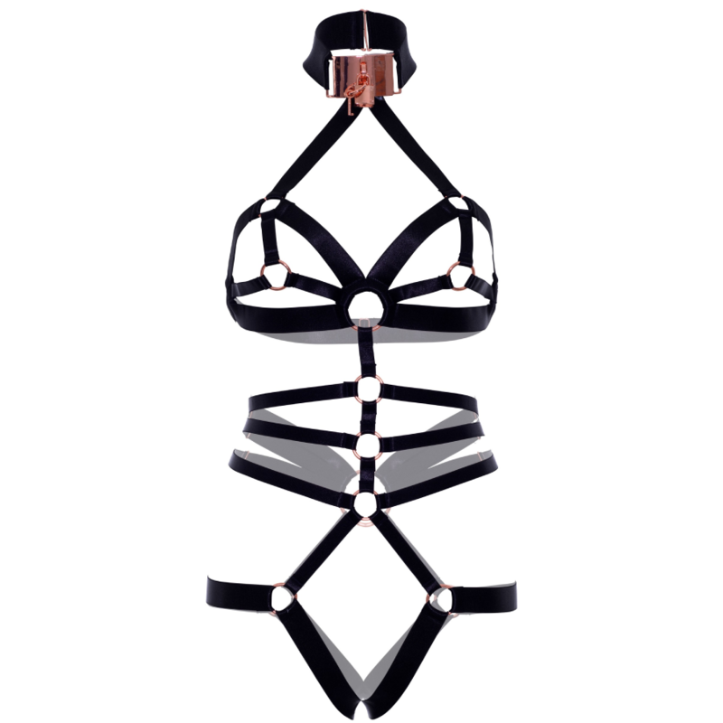 LEG AVENUE - CROTCHLESLESS ELASTIC BODY HARNESS
