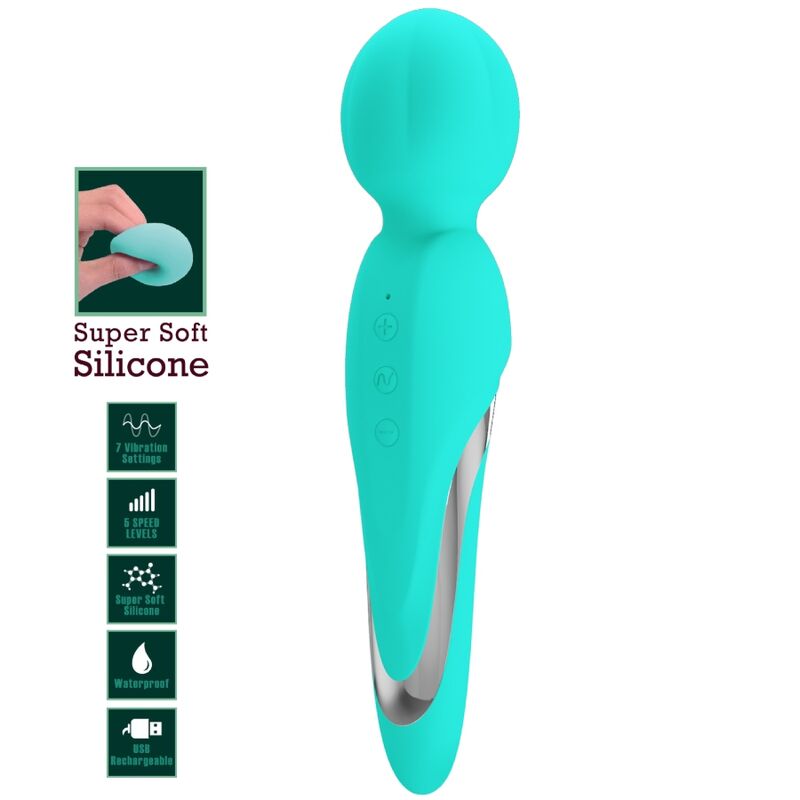 Walter wand vibrator aqua green
