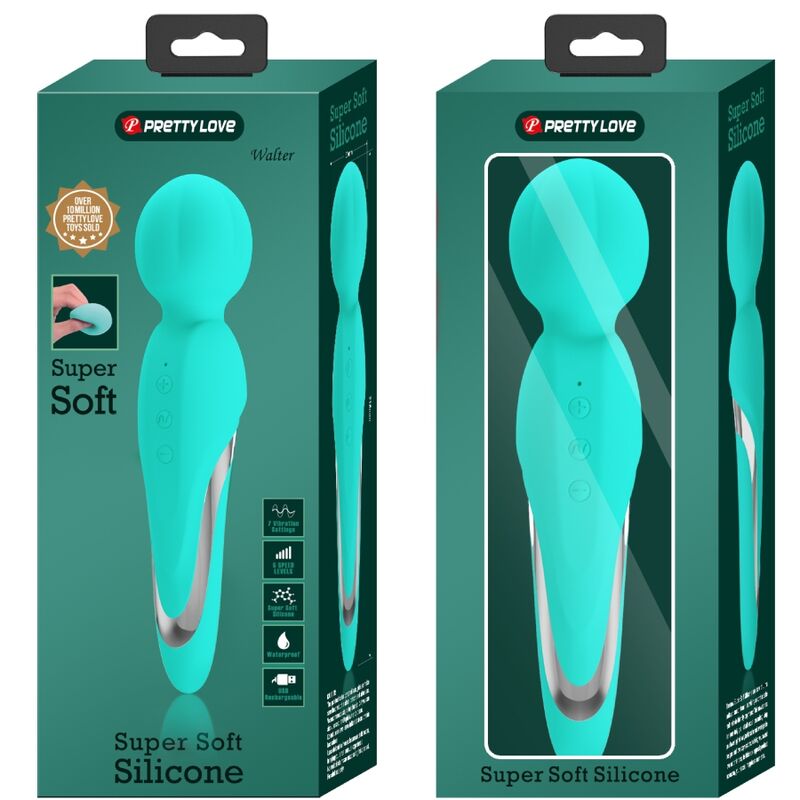 Walter wand vibrator aqua green