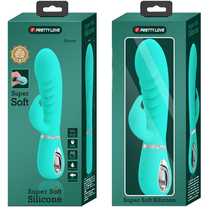 Prescott Aqua Green G-Spot Multi-Function Vibrator