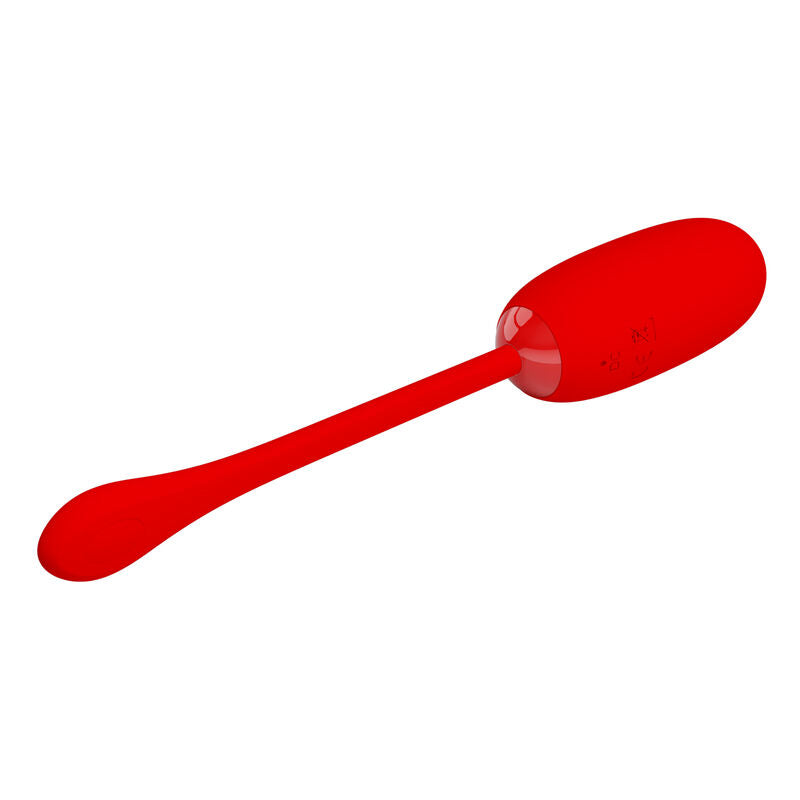 PRETTY LOVE - JULUS VIBRATING EGG, WATERPROOF AND REFILLABLE, RED