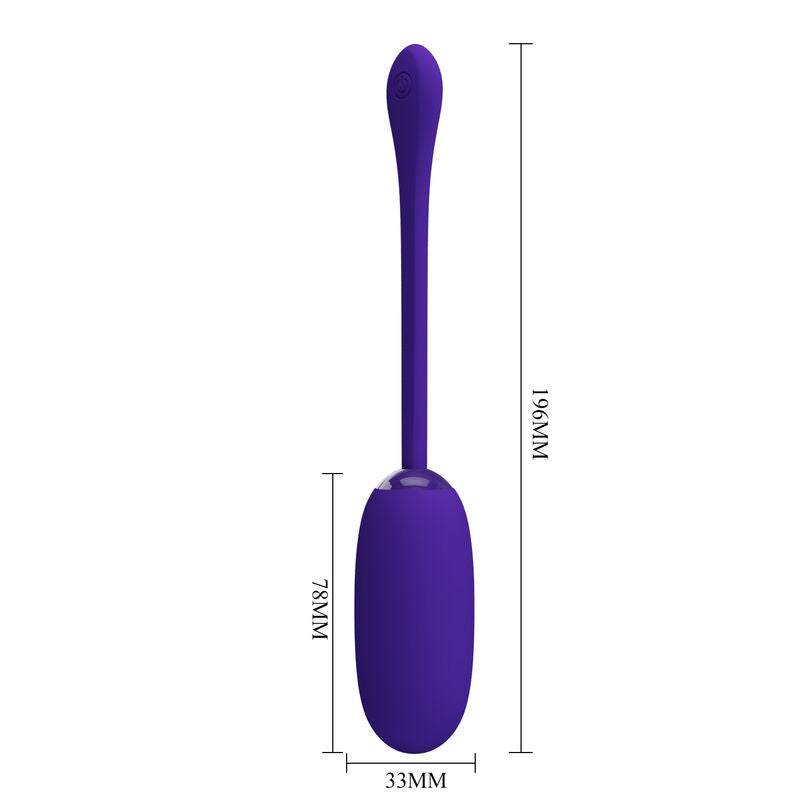 Julius Waterproof Rechargeable Vibrating Egg Purple