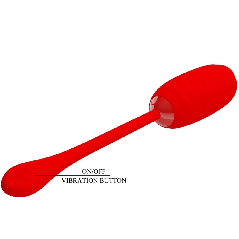 Kirk Red Rechargeable Vibrating Egg