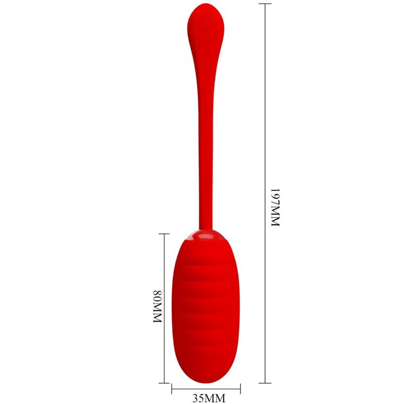 Kirk Red Rechargeable Vibrating Egg