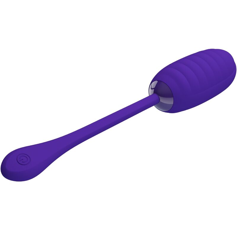 Oeuf Vibrant Rechargeable Kirk 12 Fonctions - Silicone - Pretty Love