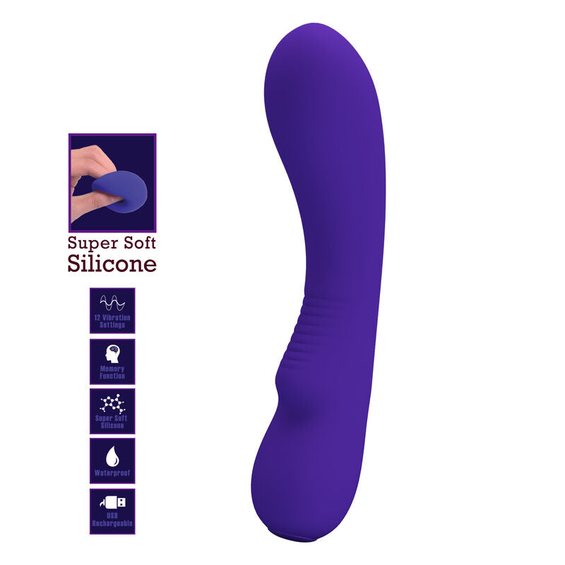 Prescott Purple Rechargeable Vibrator
