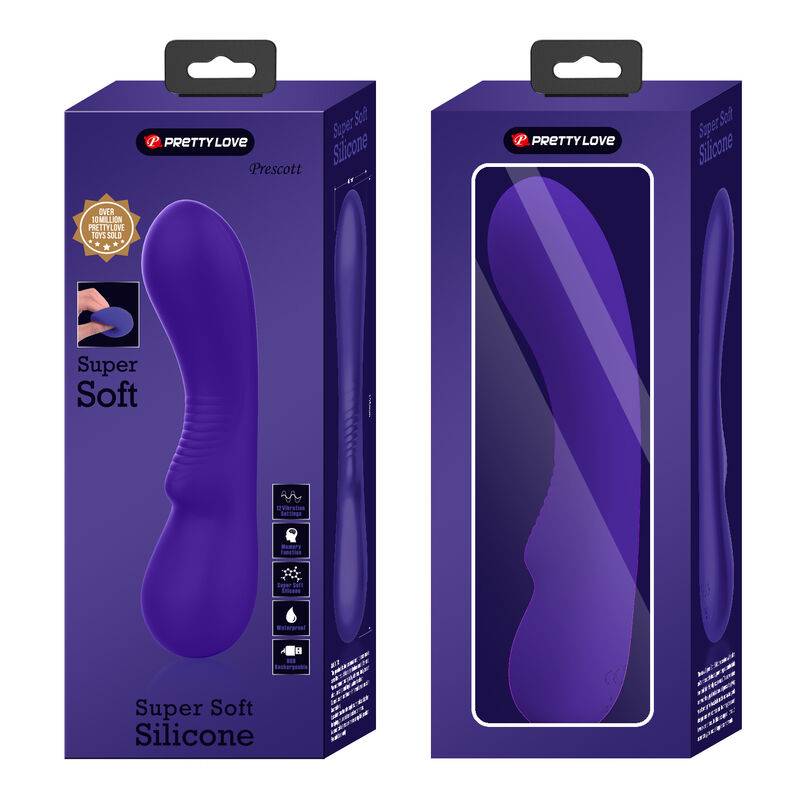 Prescott Purple Rechargeable Vibrator