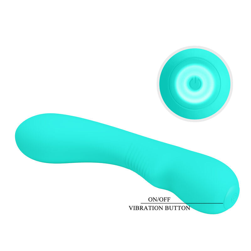 PRETTY LOVE - PRESCOTT AQUA GREEN RECHARGEABLE VIBRATOR
