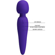 Meredith Massager 12 Vibration Modes Purple