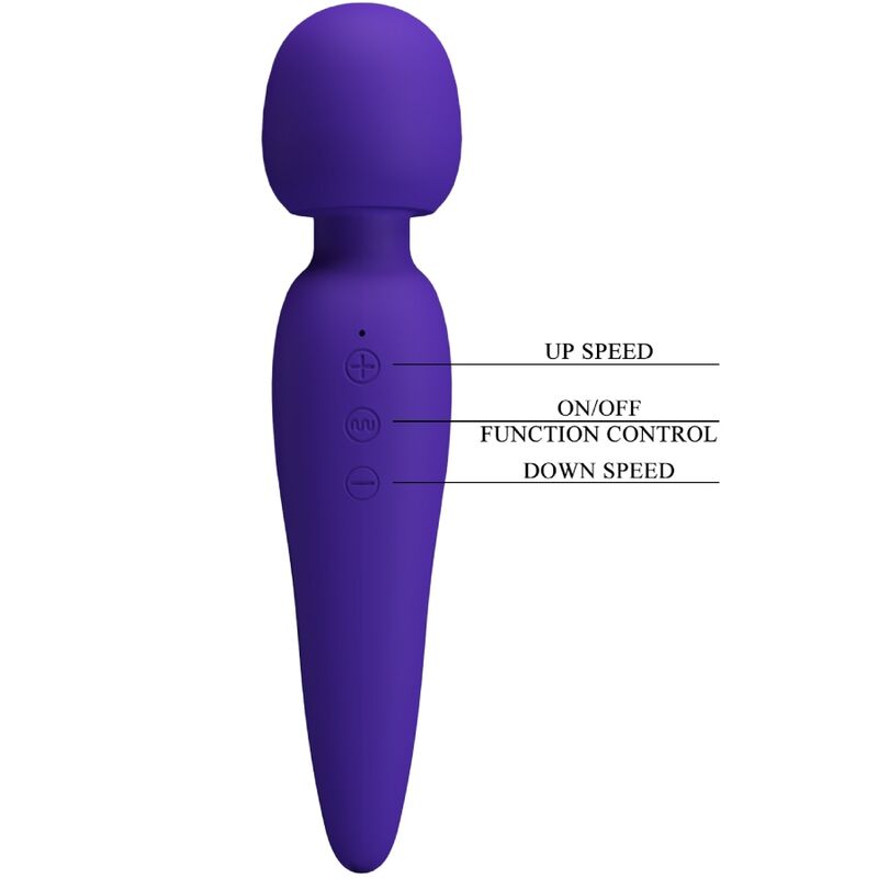 Meredith Massager 12 Vibration Modes Purple