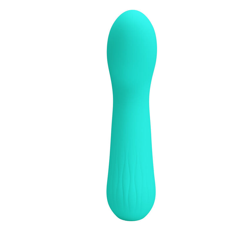 Faun rechargeable vibrator, aqua green