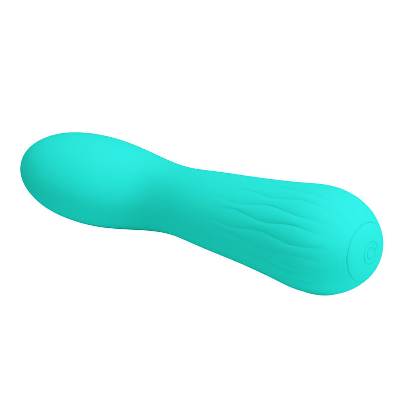 Faun rechargeable vibrator, aqua green