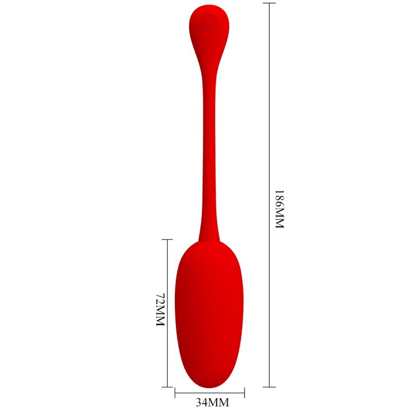 Red Knucker Rechargeable Vibrating Egg
