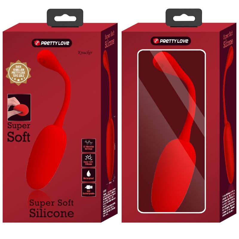 Red Knucker Rechargeable Vibrating Egg