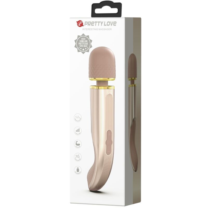 Massager with 7 champagne vibration modes