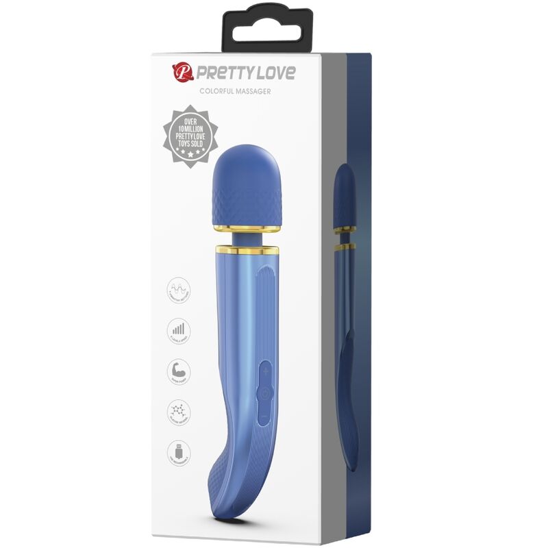 PRETTY LOVE - BLUE 7-MOTION VIBRATION MASSAGER