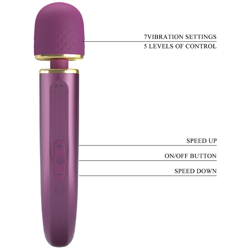 PRETTY LOVE - 7 VIBRATION MODES PURPLE MASSAGER