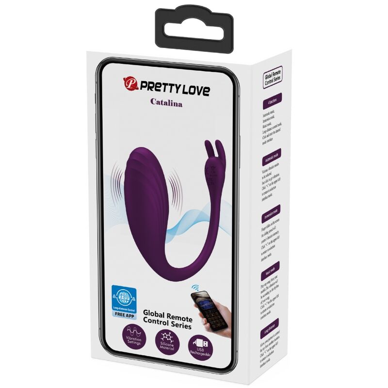Catalina Vibrator App Remote Control Purple