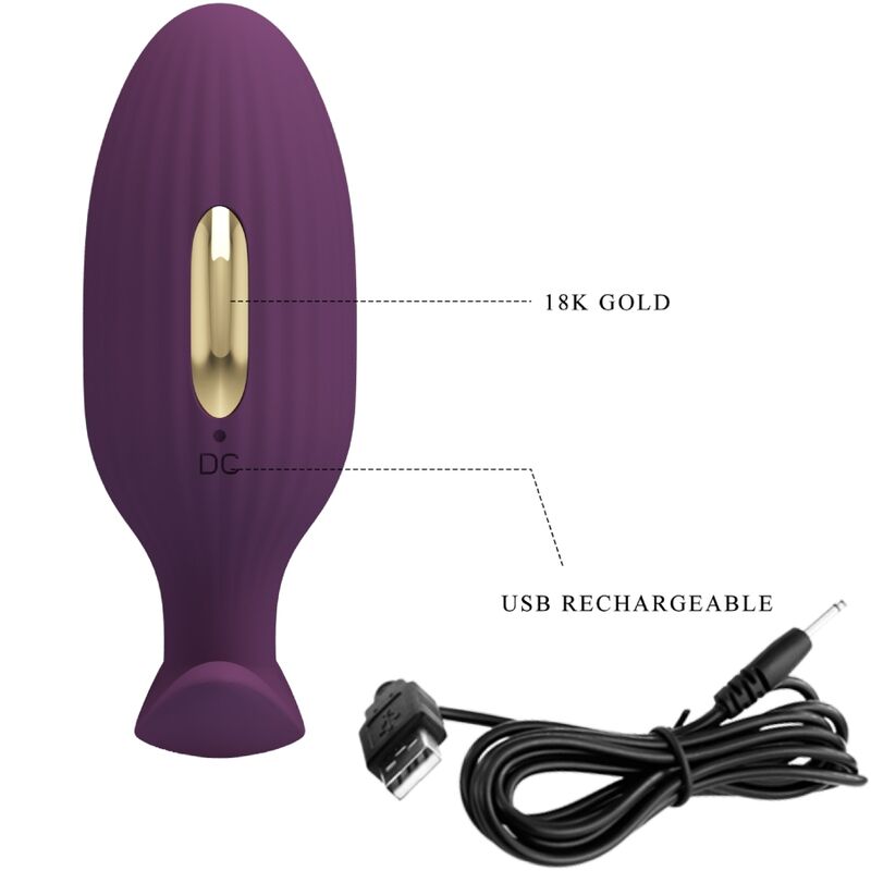 Jefferson Purple App Controlled Anal Plug