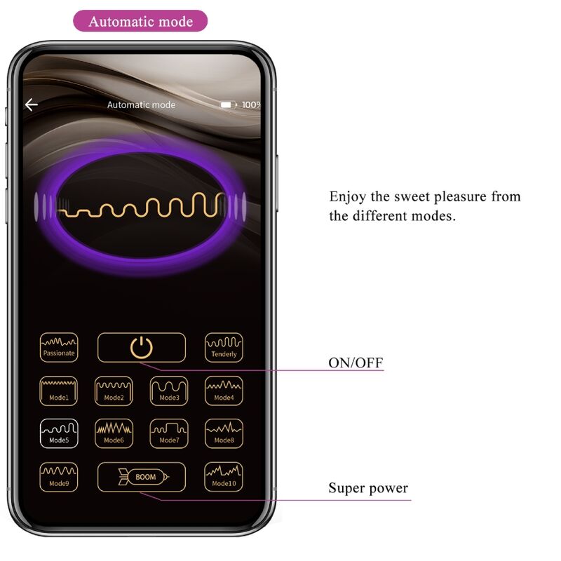 Elvira Kegel Balls App Remote Control Purple
