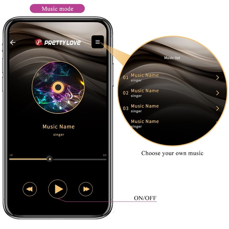 Elvira Kegel Balls App Remote Control Purple