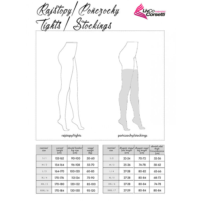 LIVCO CORSETTI FASHION - MIRANEIT LC XG021 BLACK ONE SIZE