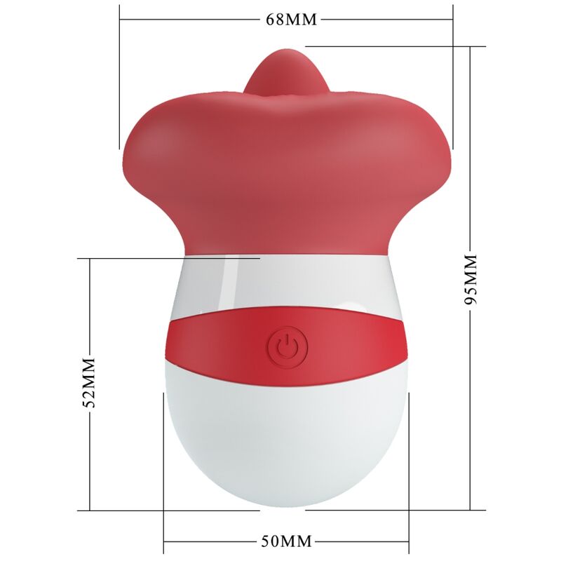 Mina light red tongue stimulator