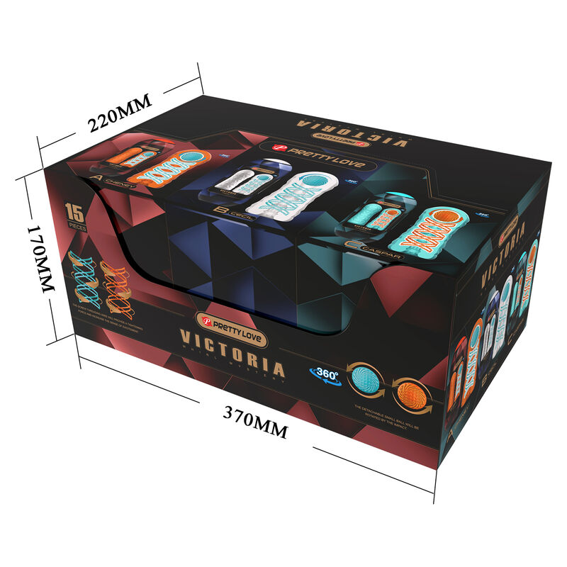 PRETTY LOVE - VICTORIA 15-PIECE MASTURBATOR