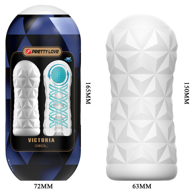 PRETTY LOVE - VICTORIA 15-PIECE MASTURBATOR