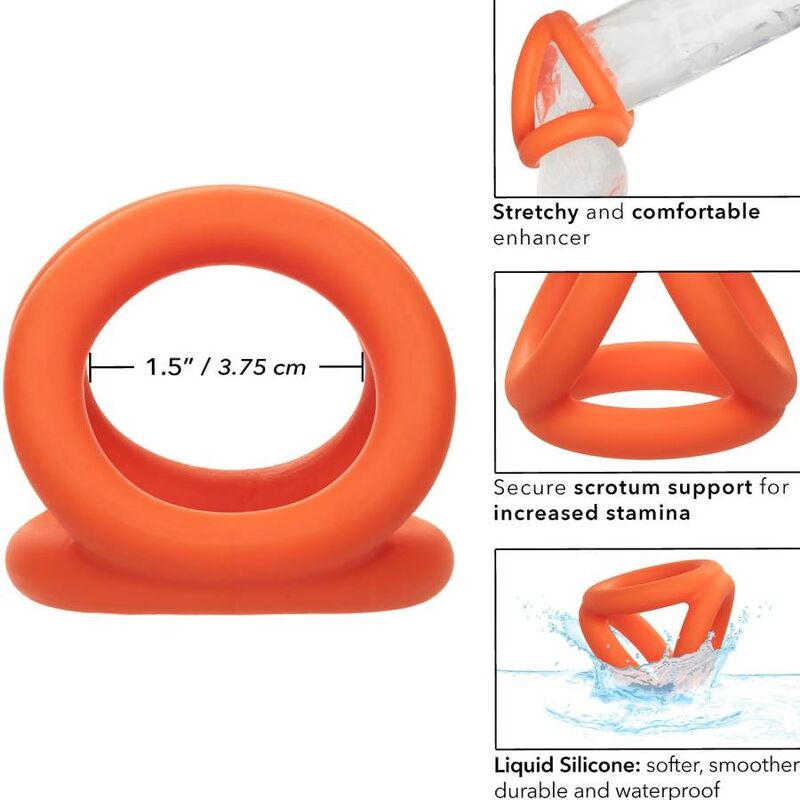 Orange tri-ring alpha