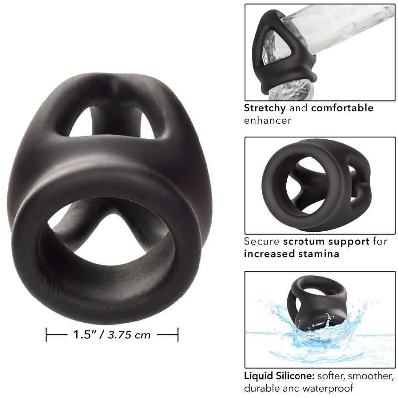 Alpha dual cage ring black