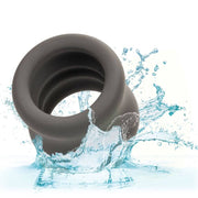 Alpha black scrotum stretching ring