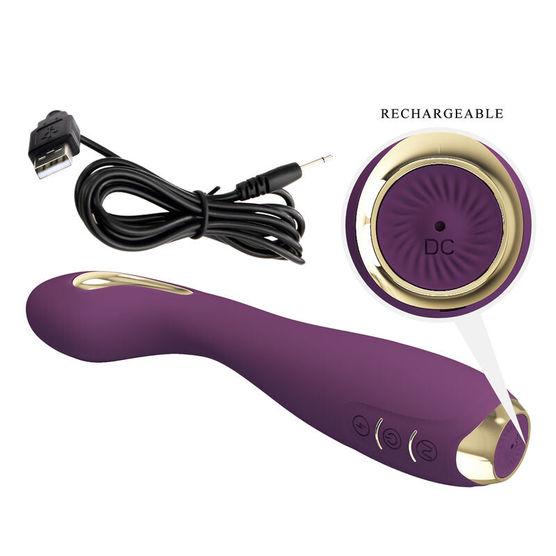 Hector electroshock vibrator by app control purple