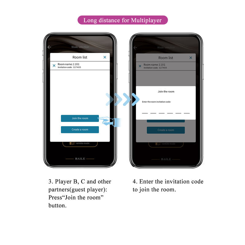 Hector electroshock vibrator by app control purple