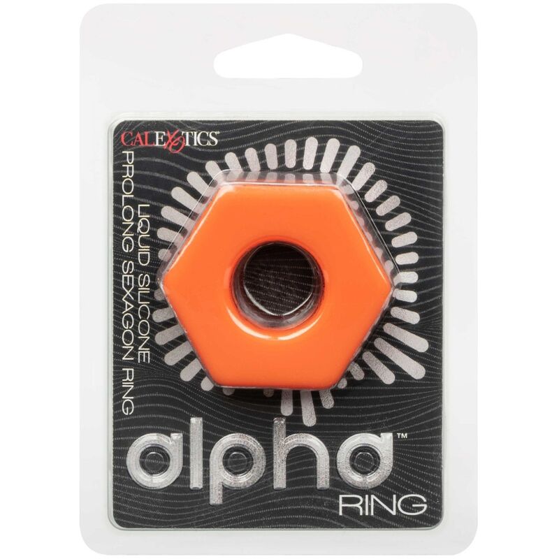CALEXOTICS - ALPHA RING EXTENSION SEXAGON ORANGE