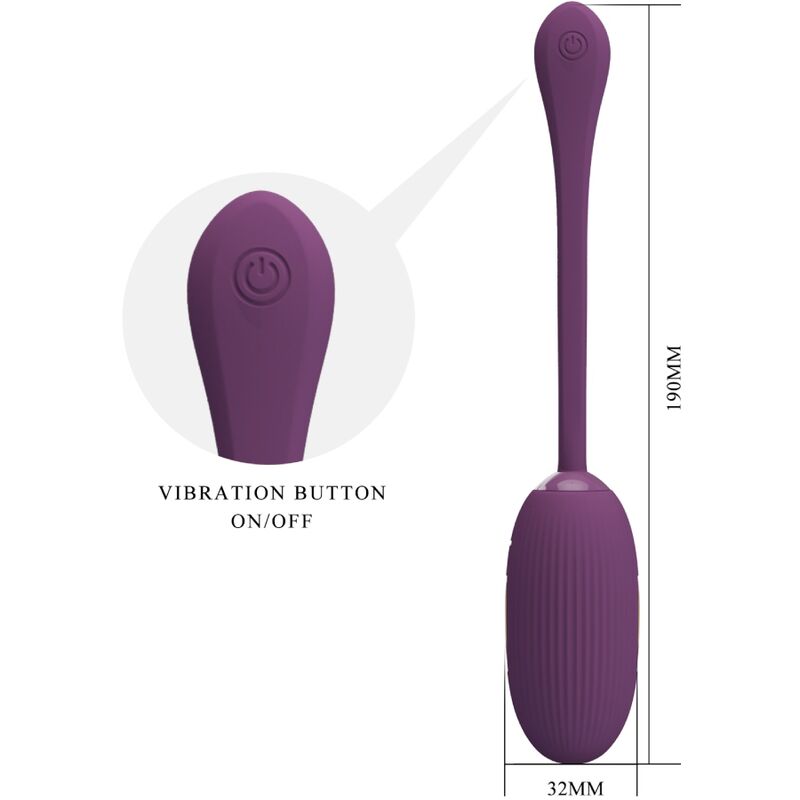 Doreen Rechargeable Vibrating Egg Purple
