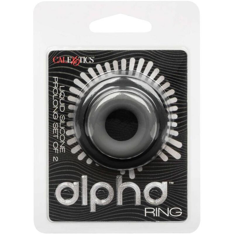 Alpha prolong set of 2 gray rings