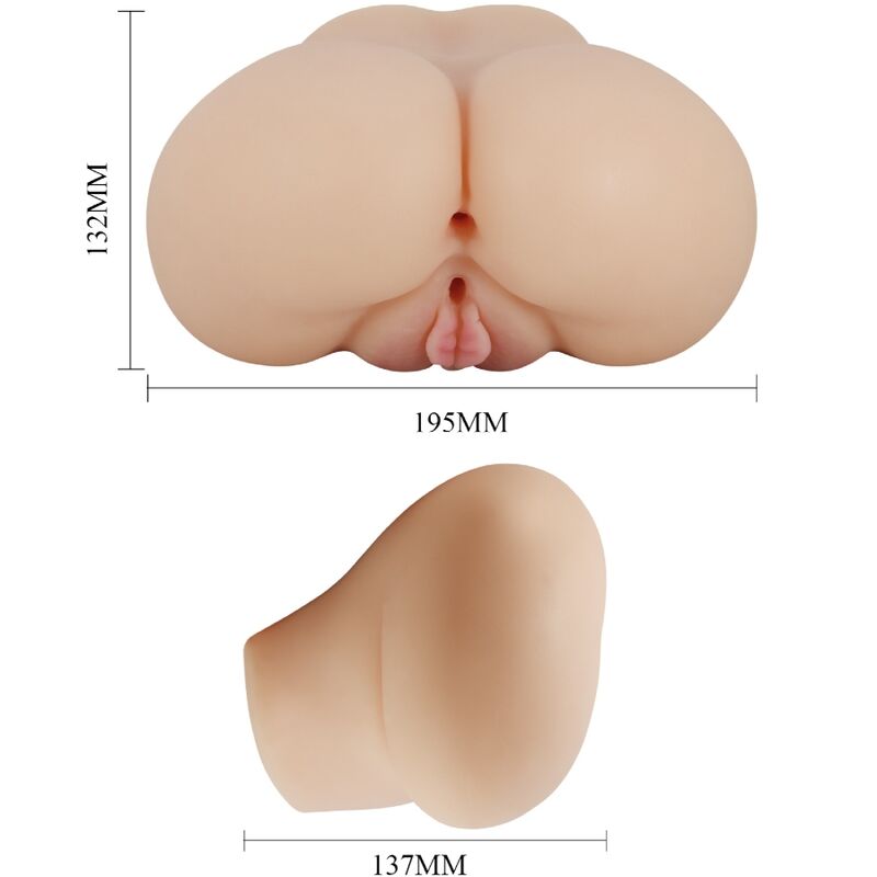 CRAZY BULL - REALISTIC LUNA VAGINAL AND ANUS VIBRATOR