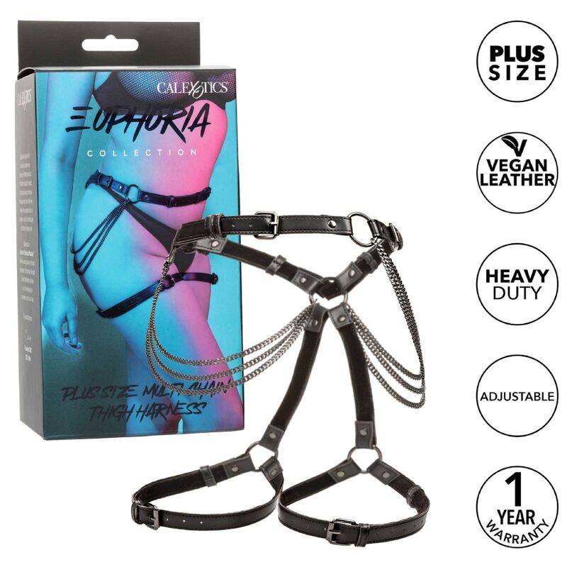 Euphoria Plus Size Multi-Chain Thigh Harness