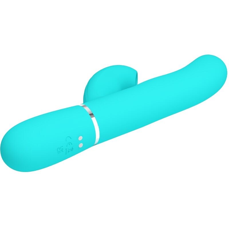 Perlita 3-in-1 multifunctional g-spot vibrator aqua green
