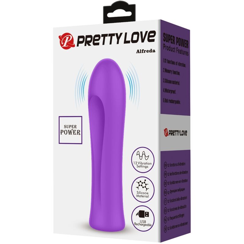 Alfreda Super Powerful Vibrator Aqua Violet