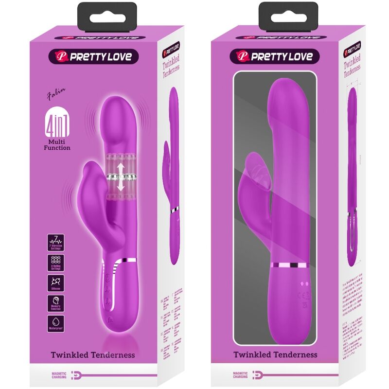 Purple pearl rabbit vibrator
